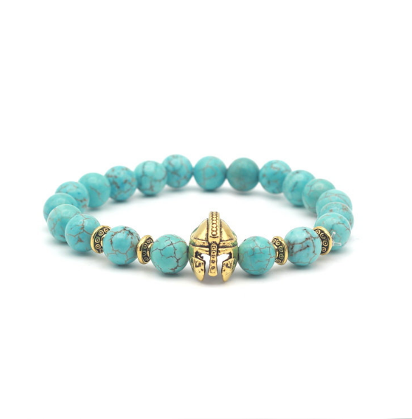 Brotherhood Collection Turquoise Stone Gold Series Bracelet